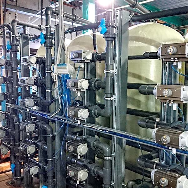 Demineralization unit