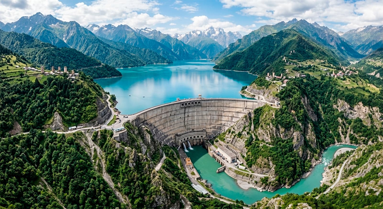 Hydropower plant / boiler house