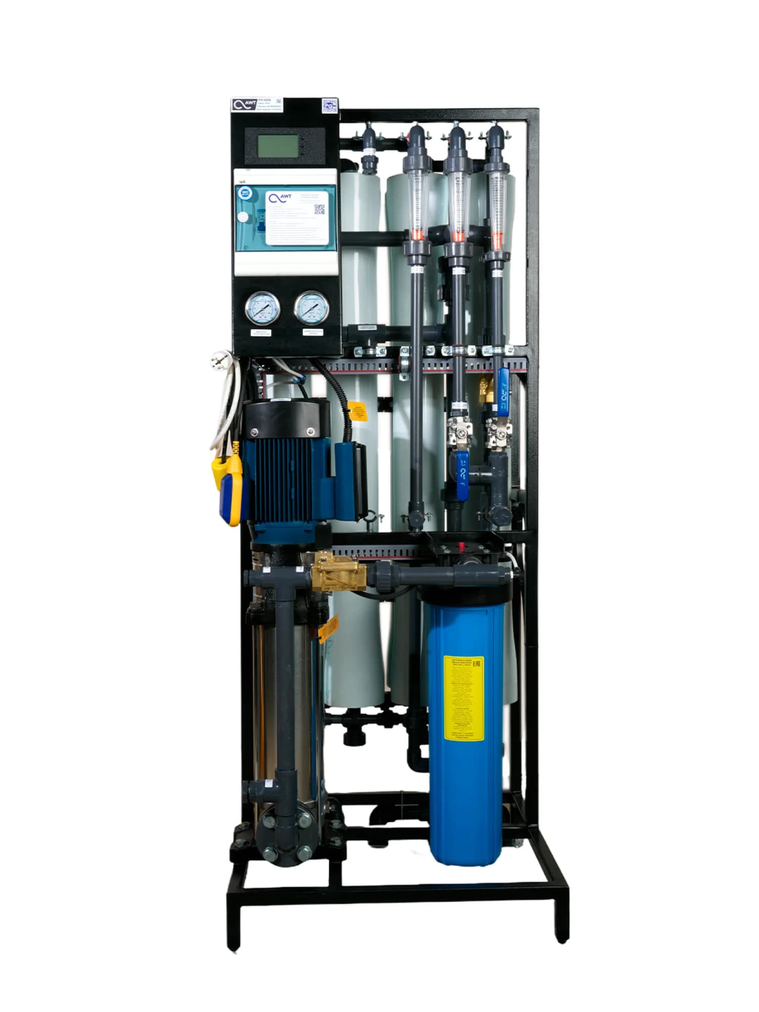 SWT RO-2000L (8/4040) - reverse osmosis unit with pump (up to 2.00 m3/h)