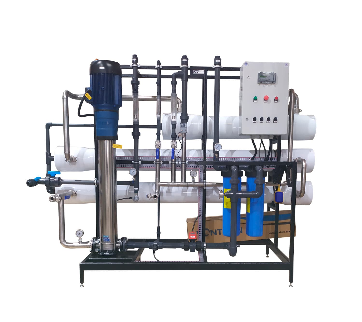 SWT ROB 4,5 მომლაშო წყლის უკუოსმოსის დანადგარი ტუმბოთი (4,5 მ3/სთ-მდე)